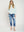 Pantalón Mujer Violeta Largo Tiro Alto Jeans Lineatre