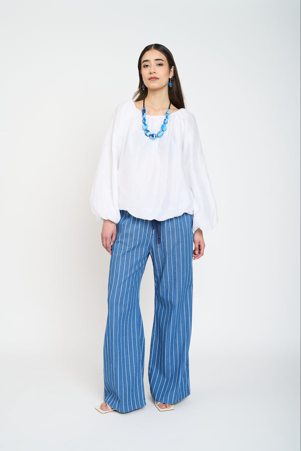 Blusa Mujer Ornella Blanco Lineatre