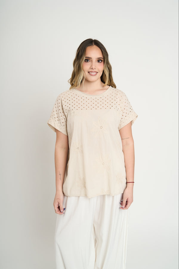 Blusa Mujer Renata Coral Lineatre