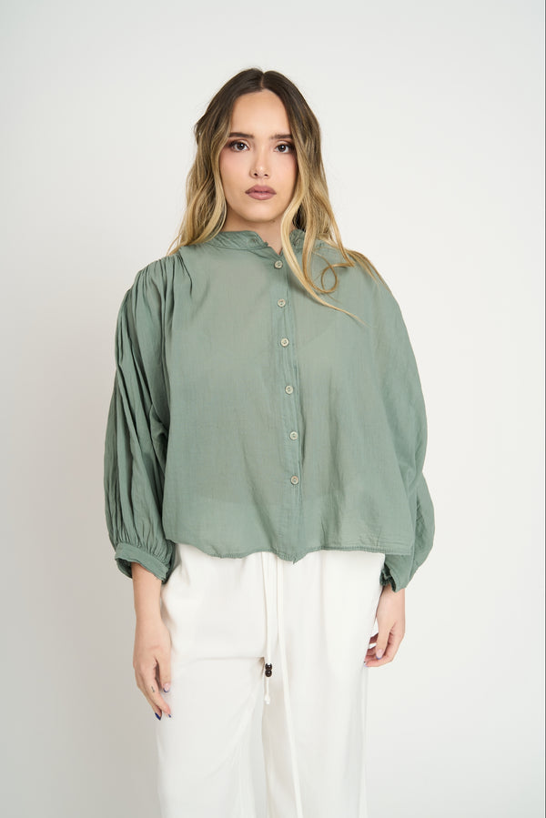 Blusa Mujer Renata Militar Lineatre