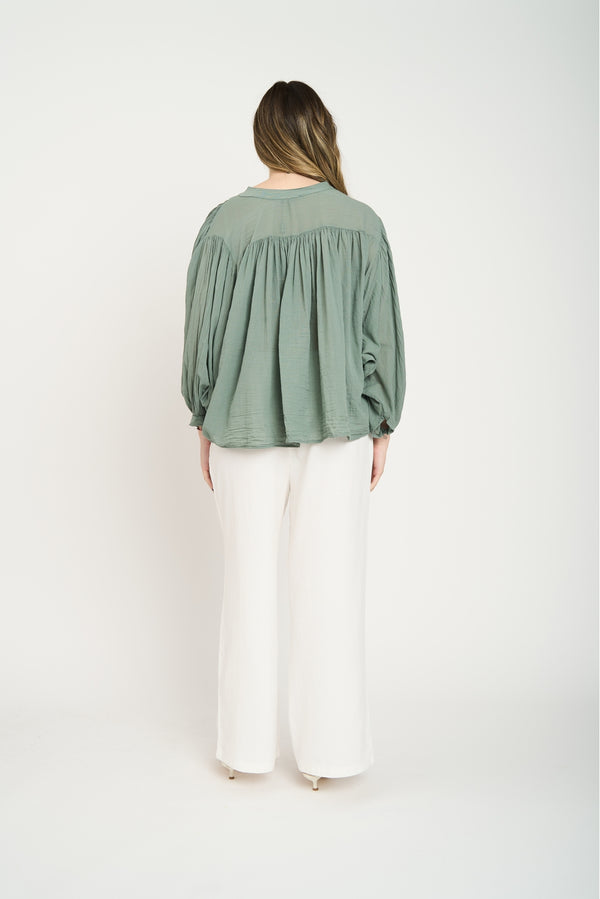 Blusa Mujer Renata Militar Lineatre