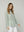 Blusa Mujer Dorotea Overside Cuello tipo camisa Manga larga Verde Lineatre