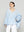 Blusa Mujer Berenice De Algodón Con Broderie Oversized Celeste Lineatre