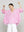 Blusa Mujer Berenice De Algodón Con Broderie Oversized Rosa Lineatre