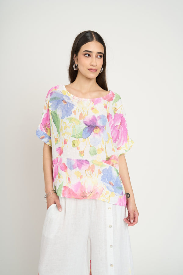 Blusa Mujer Silvana Blanco Lineatre