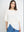 Blusa Mujer Roberta Cuello redondo Blanco Lineatre