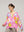 Blusa Mujer Basia Con Capucha Y Flores Fucsia Lineatre