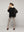 Blusa Mujer Boruta Mangas Murciélago Negra Lineatre