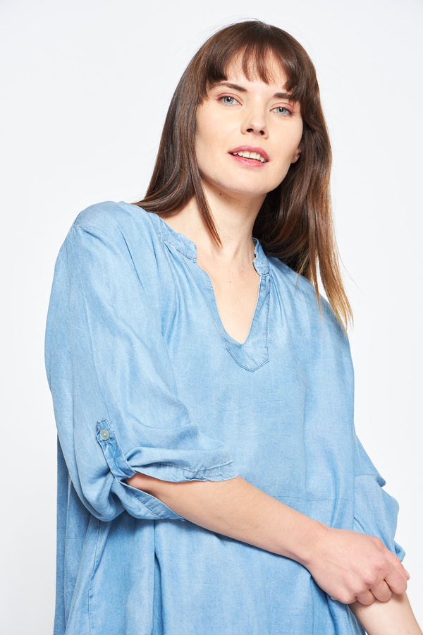 BLUSA EVA DENIM