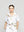 Blusa Mujer Bonnie de Lino Con Estampado de Flores Blanca Lineatre
