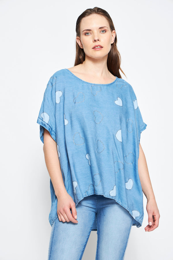 BLUSA FRIDA AZUL