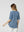Blusa Mujer Flavia Overside Cuello en V Manga 3/4 Jeans Lineatre