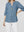 Blusa Mujer Flavia Overside Cuello en V Manga 3/4 Jeans Lineatre