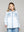 Camisa Mujer Leila Jeans Con Brillos Celeste Lineatre