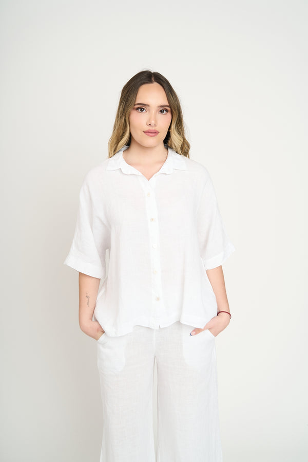 Blusa Mujer Viviana Blanco Lineatre