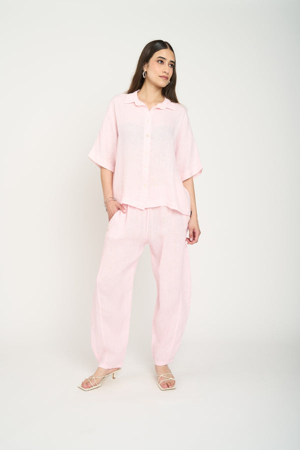 Blusa Mujer Viviana Lino Rosa Lineatre