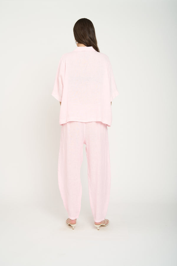 Blusa Mujer Viviana Lino Rosa Lineatre