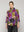 Blusa Mujer Bellinda Manga 3/4 Diseño Abstracto Violeta Lineatre