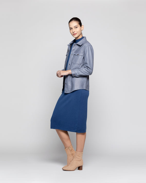 Camisa Mujer Briseida Azul Lineatre