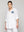 Blusa Mujer Benita De Lino Manga Larga Blanca Con Bolsillo Lineatre