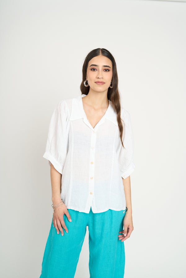 Blusa Mujer Romina Blanco Lineatre