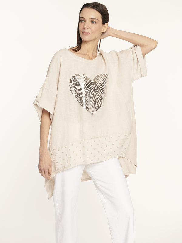 Blusa rosella sabbia