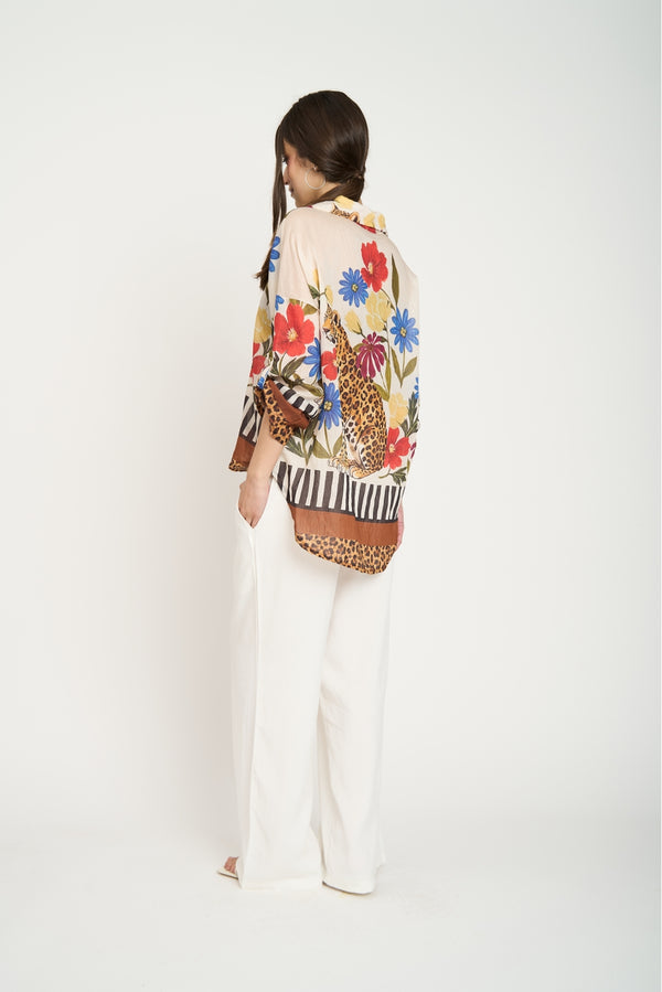Blusa Mujer Rafaela Chocolate Lineatre