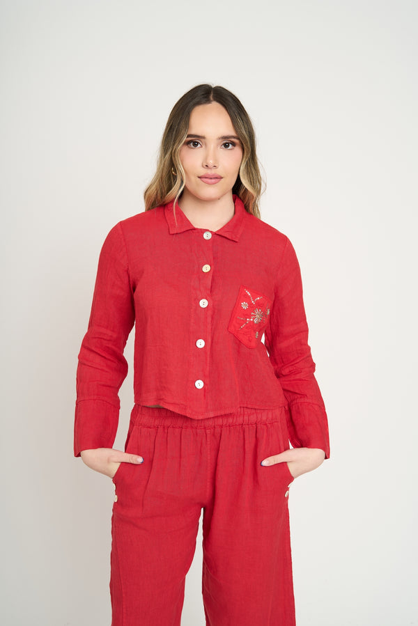 Blusa Mujer Sabrina Rojo Lineatre
