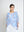 Blusa Mujer Clementina Cuello redondo Cielo Lineatre