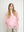 Blusa Mujer Flores Crisantemos Rosa Lineatre
