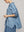 Blusa Mujer Belle Oversize Con Bolsillos Y Diseño De Puntos Brillante Azul Lineatre