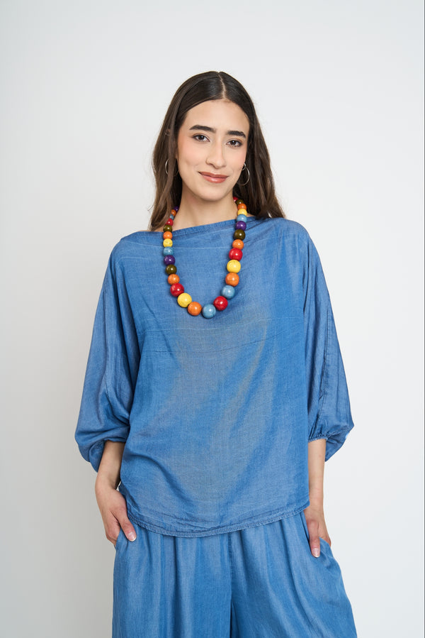 Blusa Mujer Simona Jeans Lineatre