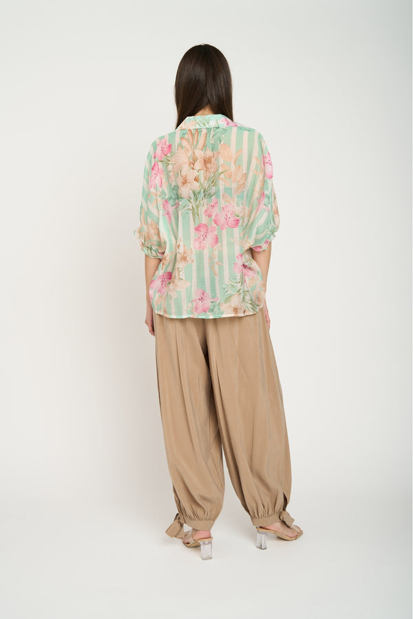 Blusa Mujer Tiziana Agua Lineatre
