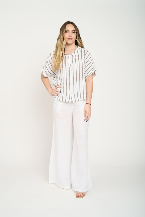 Blusa Mujer Eva Lino Fantasia Lineatre
