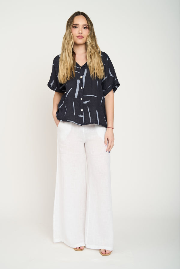 Blusa Mujer Lara Lino Fantasia Lineatre