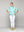 Blusa Mujer Brunilda Con Amarra y Estampado Verde Turquesa Lineatre