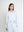 Blusa Mujer Gina Cuello con solapa Celeste Lineatre