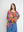 Blusa Mujer Ida Cuello redondo Magenta Lineatre