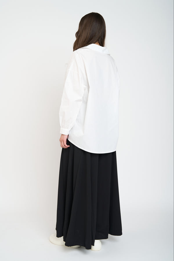 Blusa Mujer Silvana Cuello con solapa Corazón Lineatre