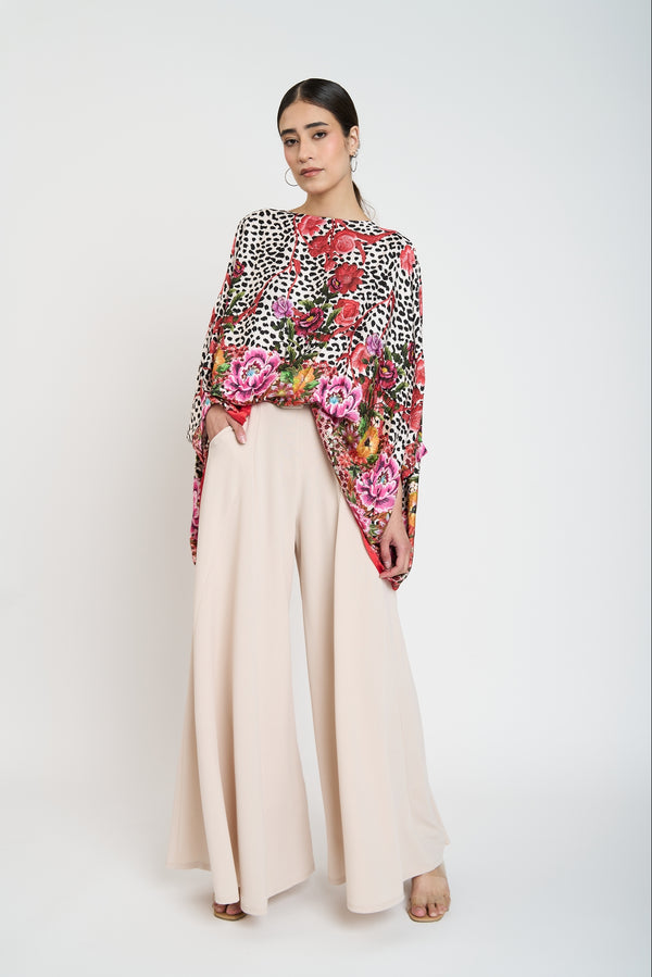 Blusa Mujer Laura Cuello redondo Rojo Lineatre