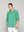 Blusa Mujer Betsabe de Algodón Manga Larga Con Rayas Verde Lineatre