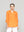 Blusa Mujer Betsabe de Algodón Manga Larga Lisa Naranja Lineatre