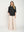 Blusa Mujer Maria Escote en V Negro Lineatre
