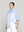 Camisa Mujer Lara Con Encaje Y Rayas Celeste Lineatre