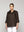 Blusa Mujer Belén Lino Manga Larga Café Moro Lineatre