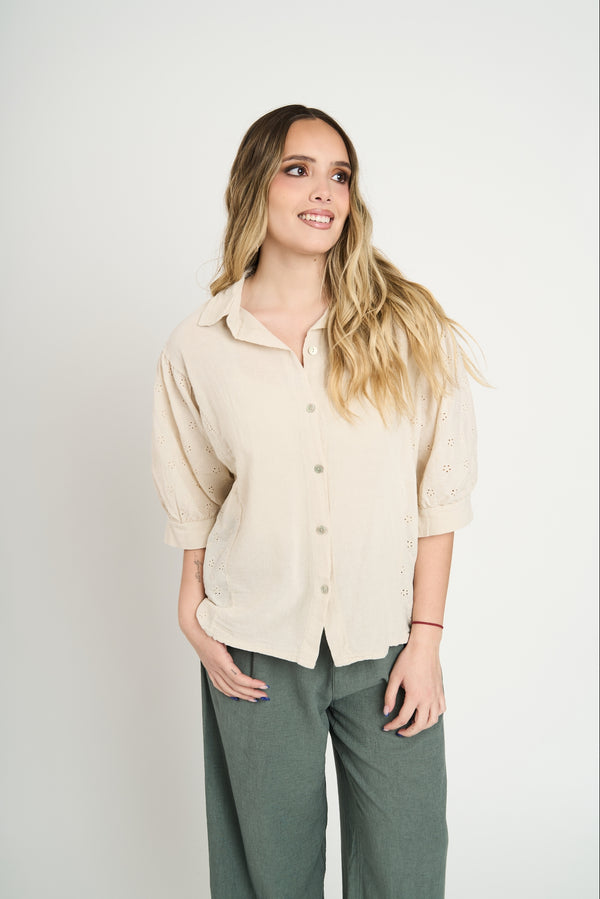 Blusa Mujer Eugenia Sabbia Lineatre
