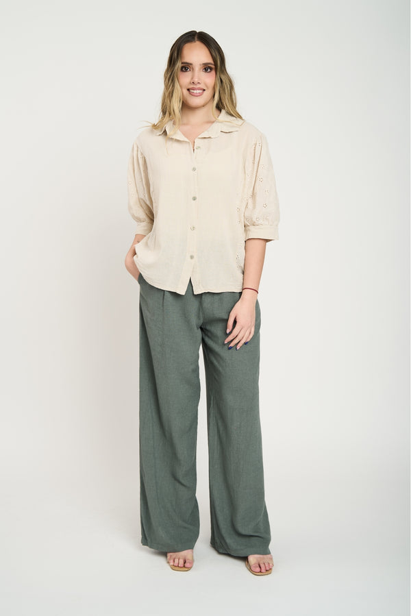 Blusa Mujer Eugenia Sabbia Lineatre