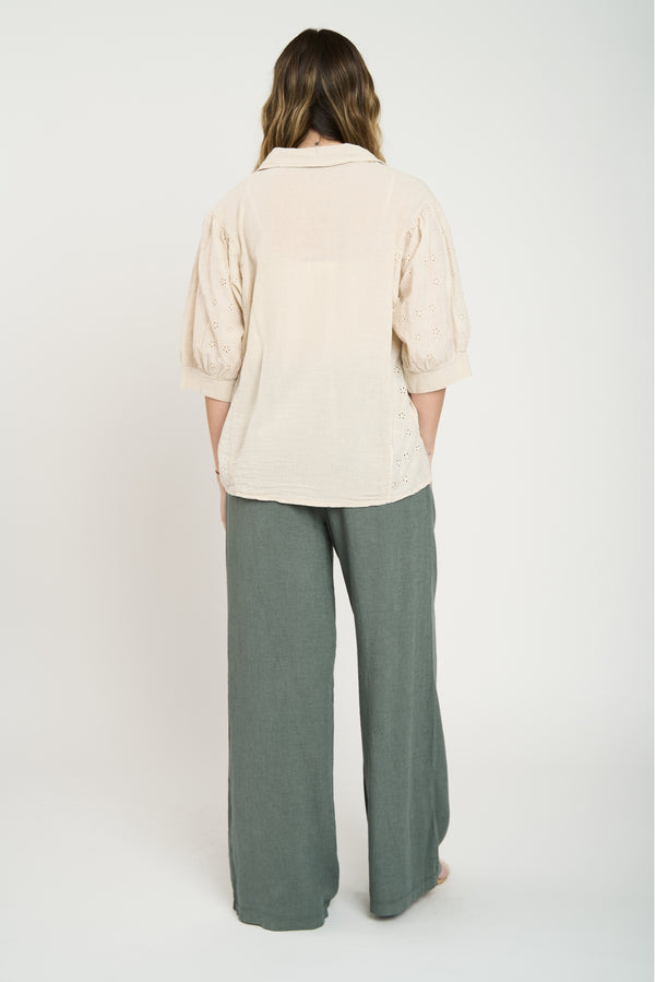 Blusa Mujer Eugenia Sabbia Lineatre