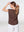 Blusa Mujer Giovanna Escote en V Chocolate Lineatre