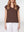 Blusa Mujer Giovanna Escote en V Chocolate Lineatre